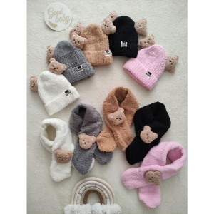 ست شال و کلاه بافت عروسکی