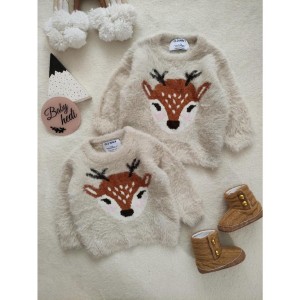 بلوز بافت گوزن موهردار