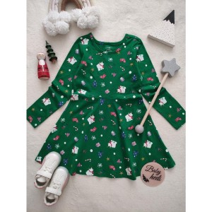 پیراهن سبز کریسمسی