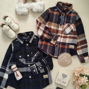 پیراهن پشمی کشمیر موهردار ضخیم