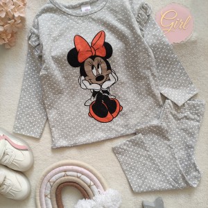 ست بلوز شلوار مینی موس خالدار