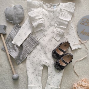 سرهمی مجلسی سفید گلدار