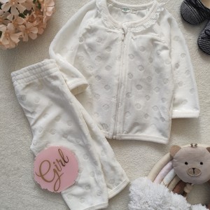 ست ژاکت شلوار توردار