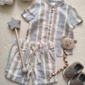 ست پیراهن آستین کوتاه و شلوارک