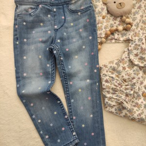 شلوار جین خالخالی