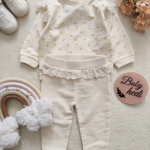 ست بلوز شلوار کتان خامه دوزی گلدار