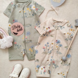 رامپر دخترانه گلدار  وارداتی برند لیند*کس