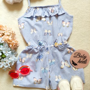 رامپر ساحلی دخترانه،پروانه ای ،کمر کش،از برند h*&*m