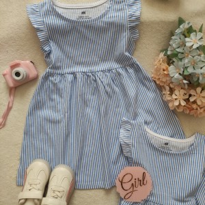 پیراهن راه راه آبی