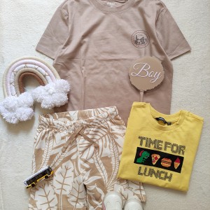 تی شرت پسرانه کرم