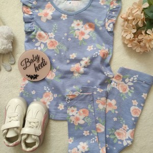 ست بلوز شلوار گلدار