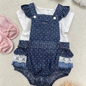 بیلر مجلسی گیپور دار خال خالی