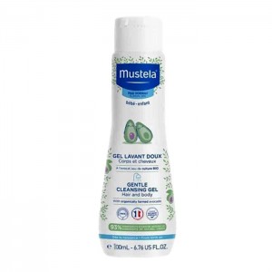 ژل شستشو دهنده سر و بدن کودک موستلا مدل DOUX حجم 100 میلی لیتر
