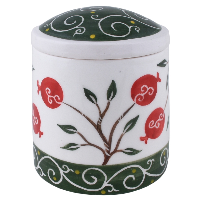 ظرف سفالی مدل انار کد 00-21