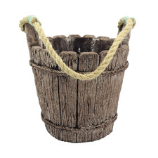 گلدان طرح سطل چوبی کد ST2