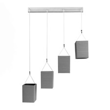 آویز گلدان دیواری مدل AMH4 مجموعه ۴ عددی