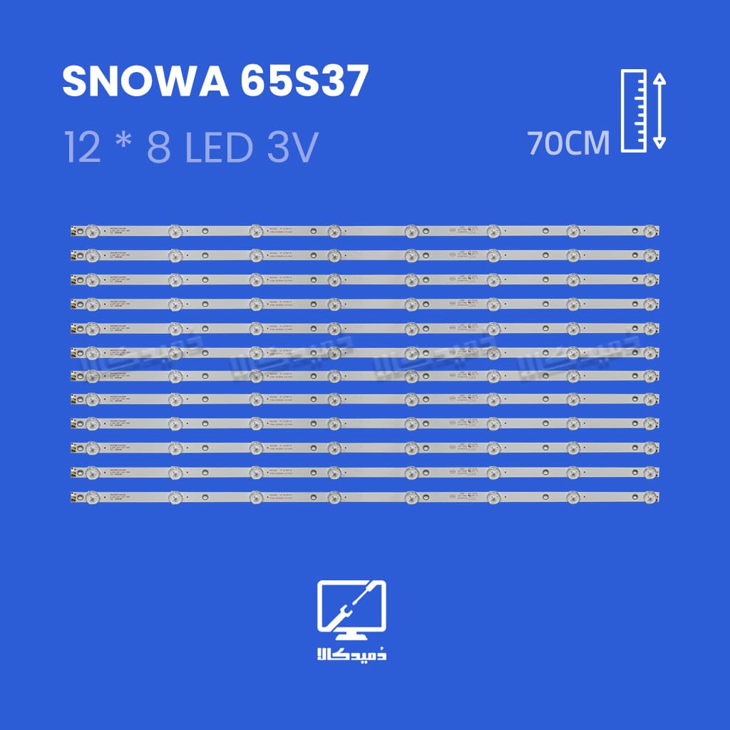 بک لایت تلویزیون اسنوا مدل 65S37