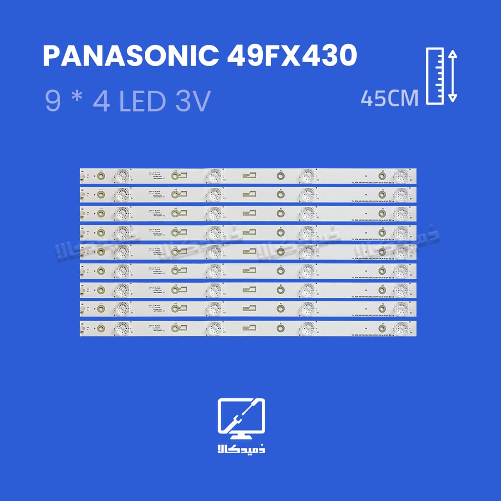 بک لایت تلویزیون پاناسونیک مدل 49FX430