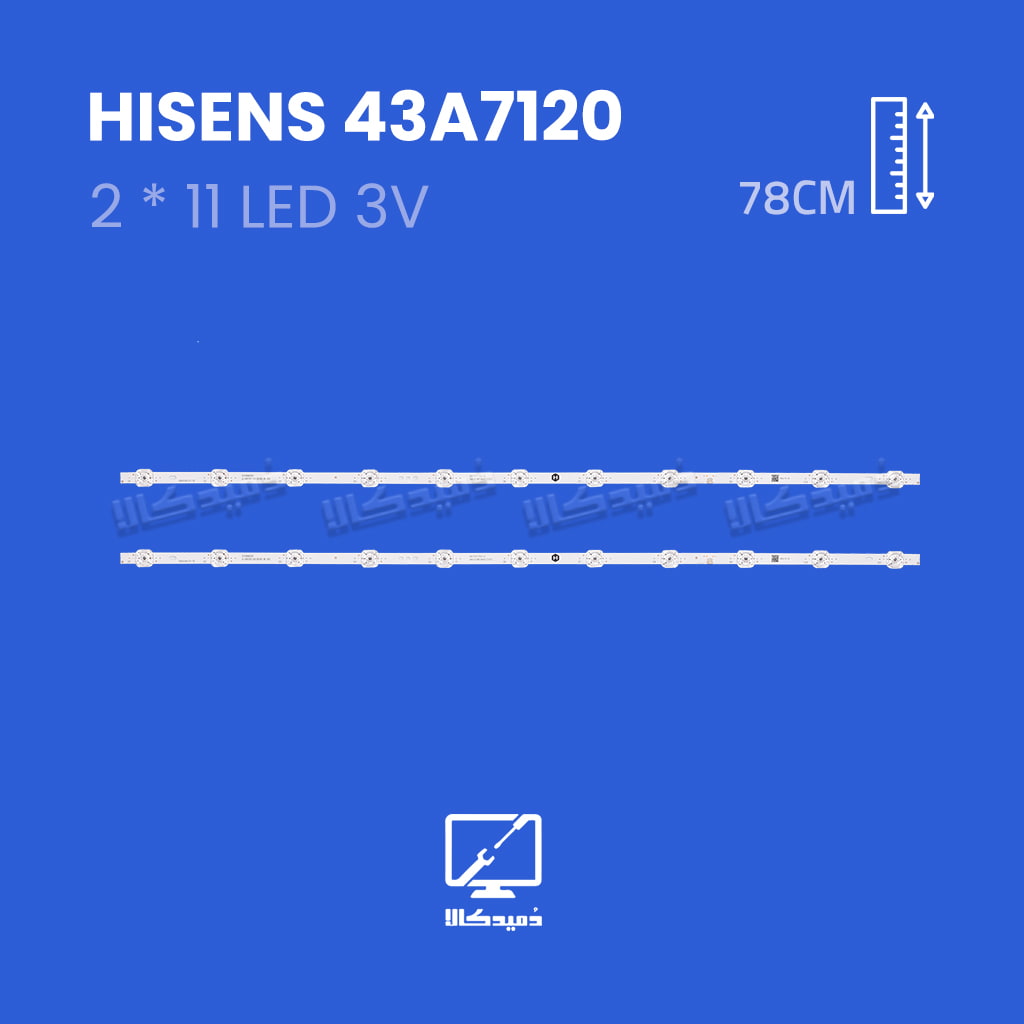 بک لایت تلویزیون هایسنس مدل 43A7120