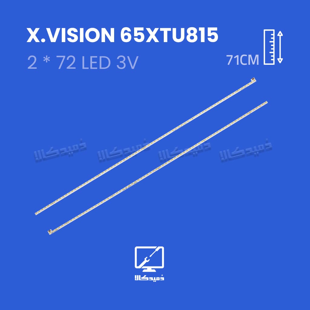 بک لایت تلویزیون ایکس ویژن 65XTU815