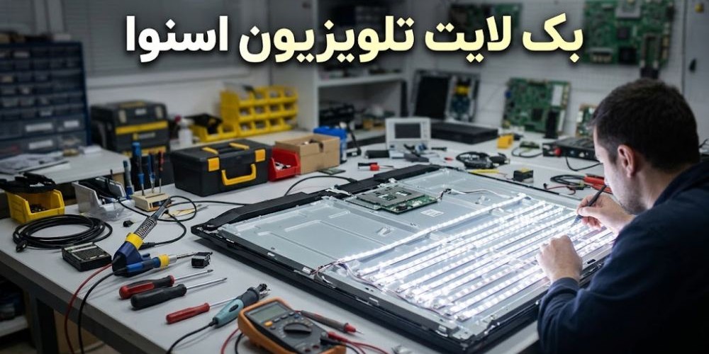بک لایت تلویزیون اسنوا چیست؟ نحوه کار + انواع + علائم خرابی