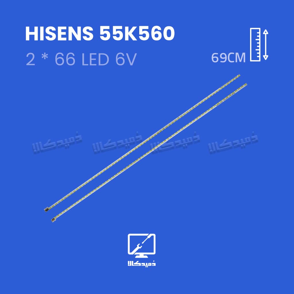 بک لایت تلویزیون هایسنس مدل 55K560