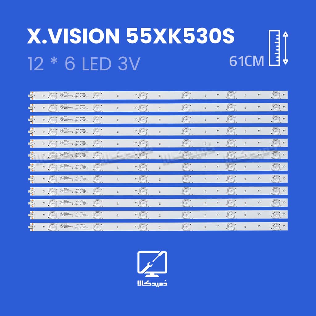 بک لایت تلویزیون ایکس ویژن  مدل 55XK530S