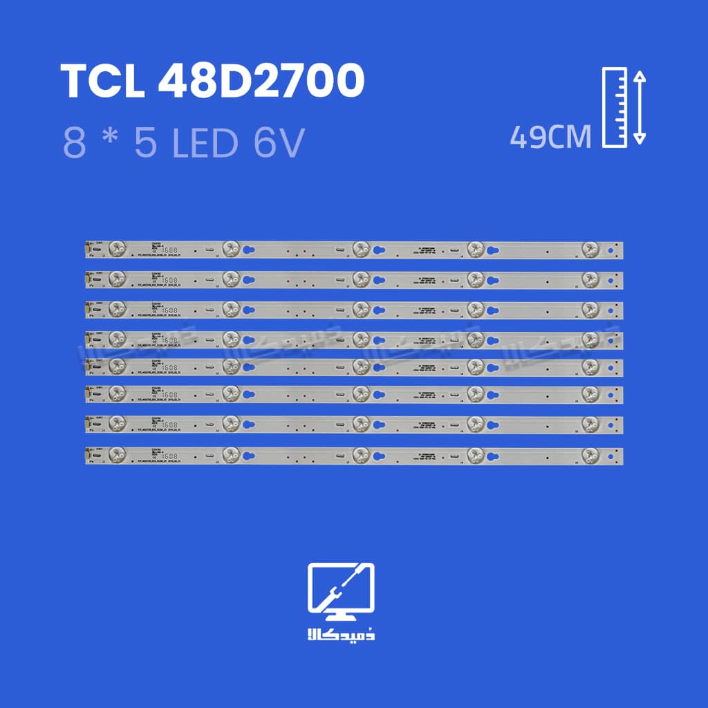 بک لایت تلویزیون تی سی ال 48D2700