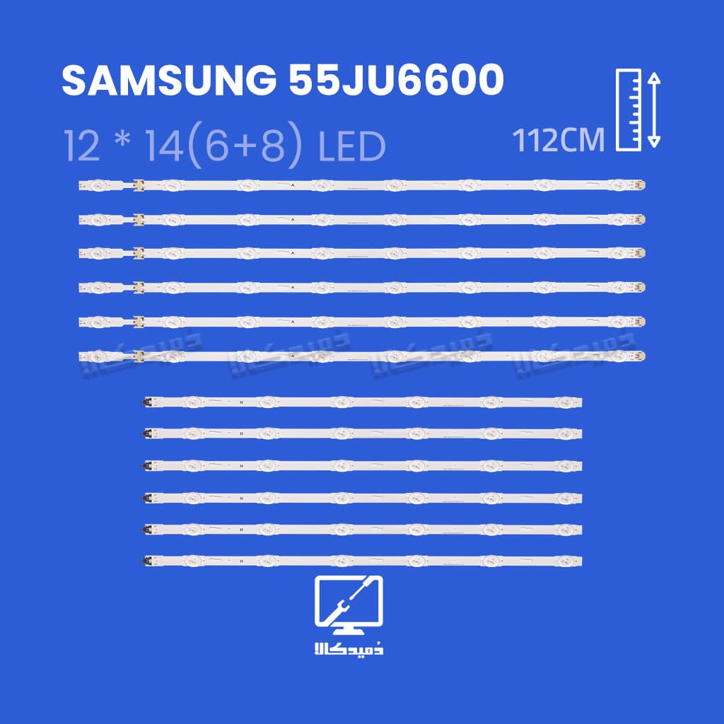 بک لایت تلویزیون سامسونگ مدل 55JU6600