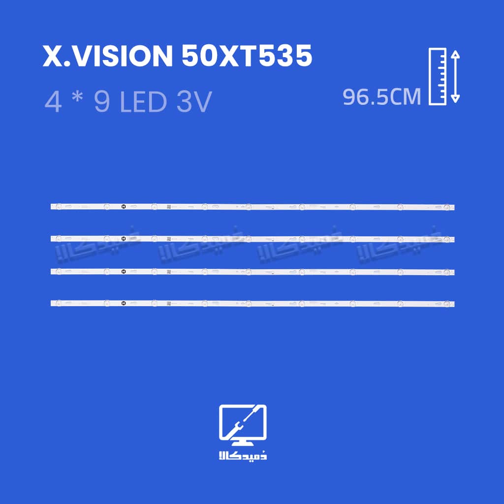 بک لایت تلویزیون ایکس ویژن مدل 50XT535