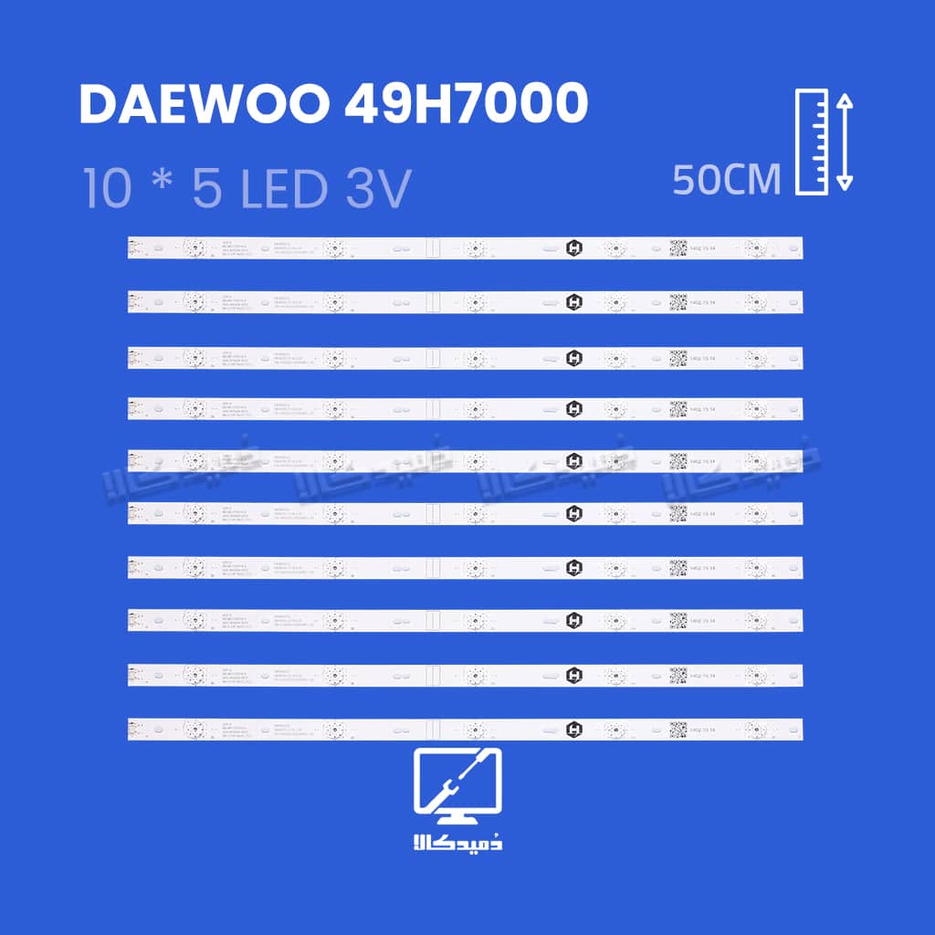 بک لایت تلویزیون دوو مدل 49H7000