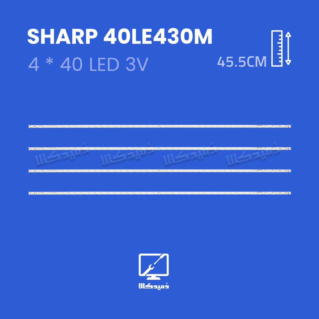 بک لایت تلویزیون شارپ مدل 40LE430M
