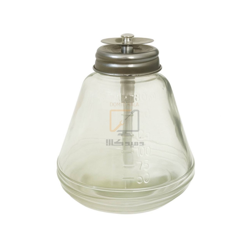 ظرف شیشه ای تینر / الکل پمپی