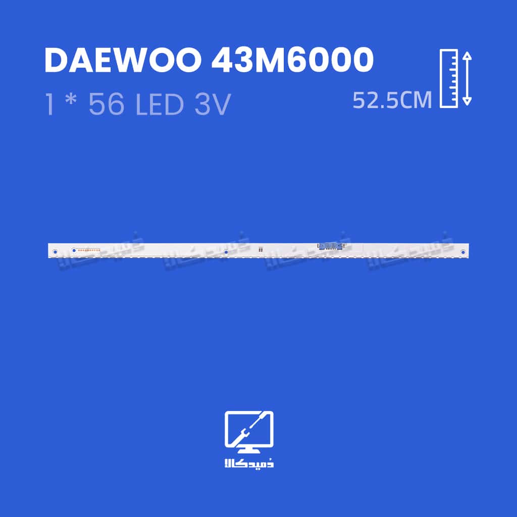 بک لایت تلویزیون دوو مدل 43M6000