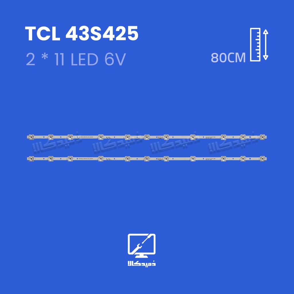 بک لایت تلویزیون تی سی ال مدل 43S425