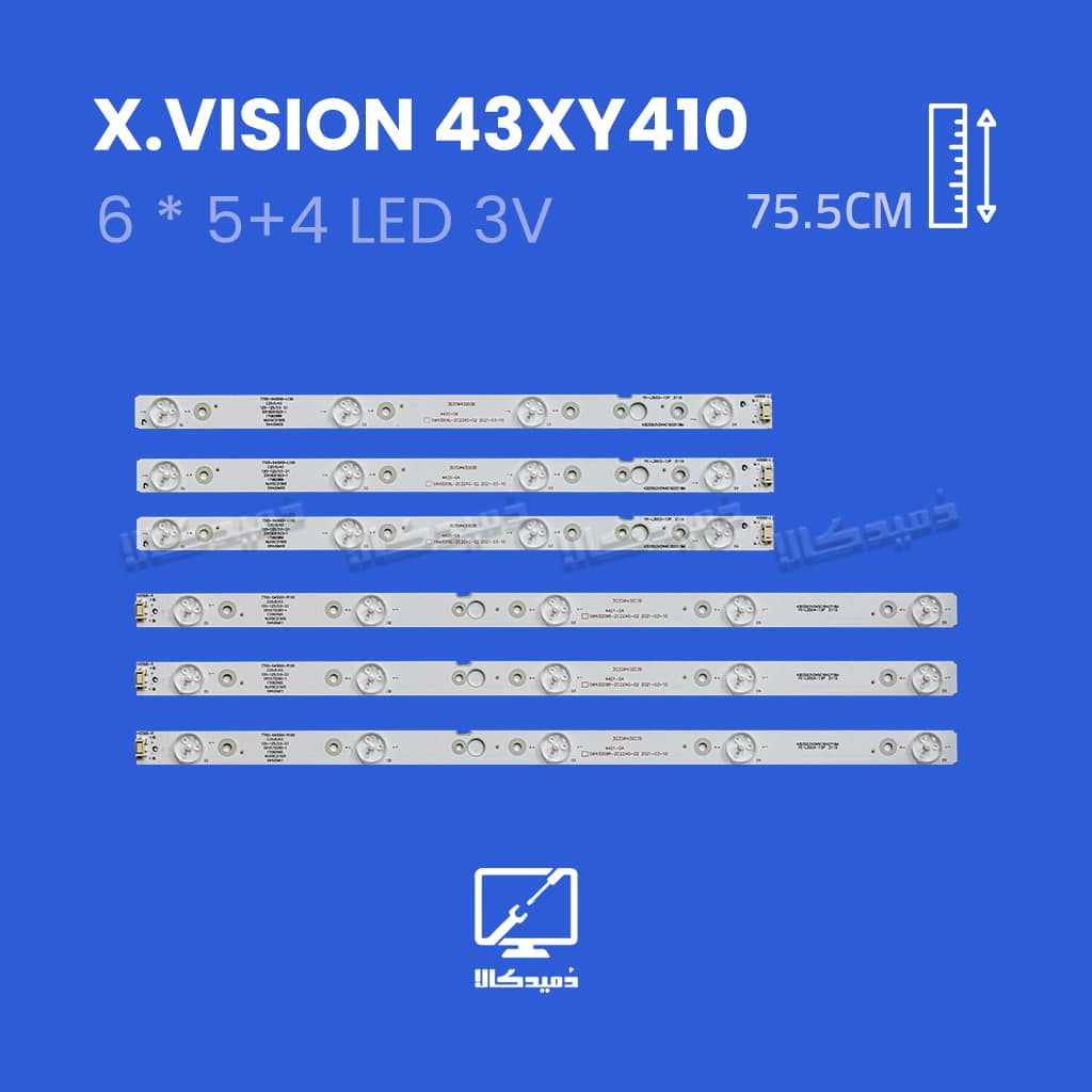 بکلایت تلویزیون ایکس ویژن 43XY410