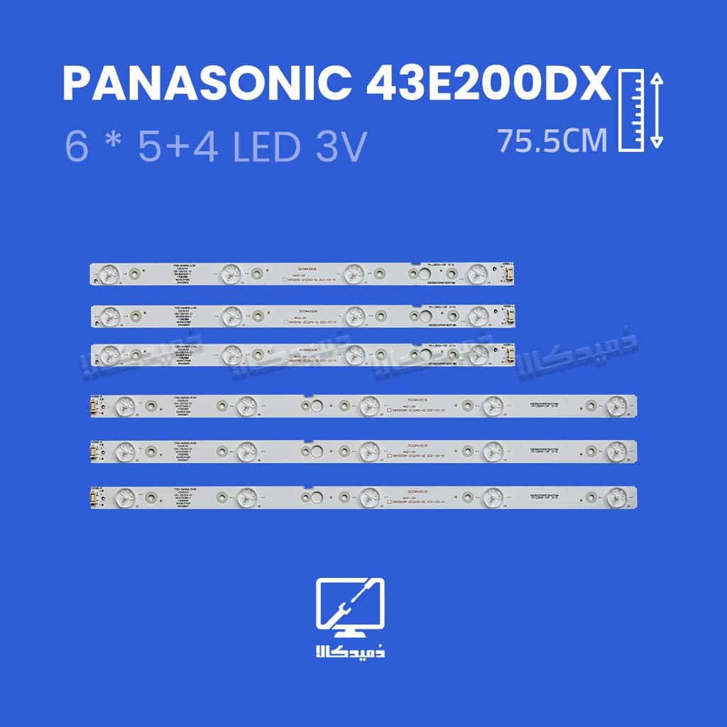 بک لایت تلویزیون پاناسونیک مدل 43E200DX