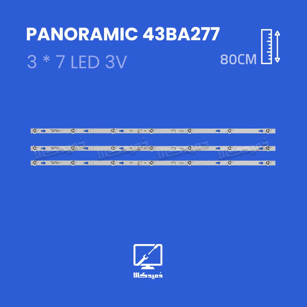 بک لایت تلویزیون پانورامیک مدل 43BA277