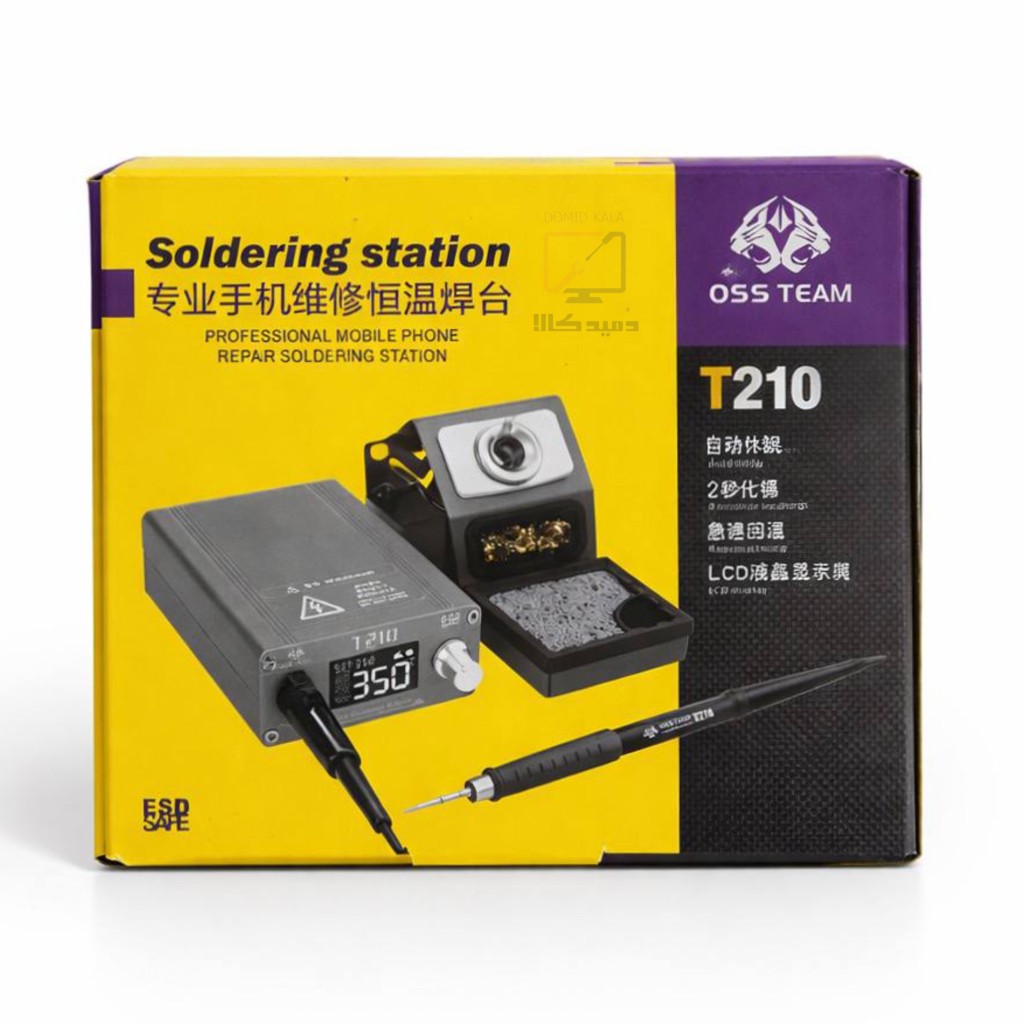 ایستگاه هویه تعمیرات موبایل OSS TEAM T210 (Soldering Station)