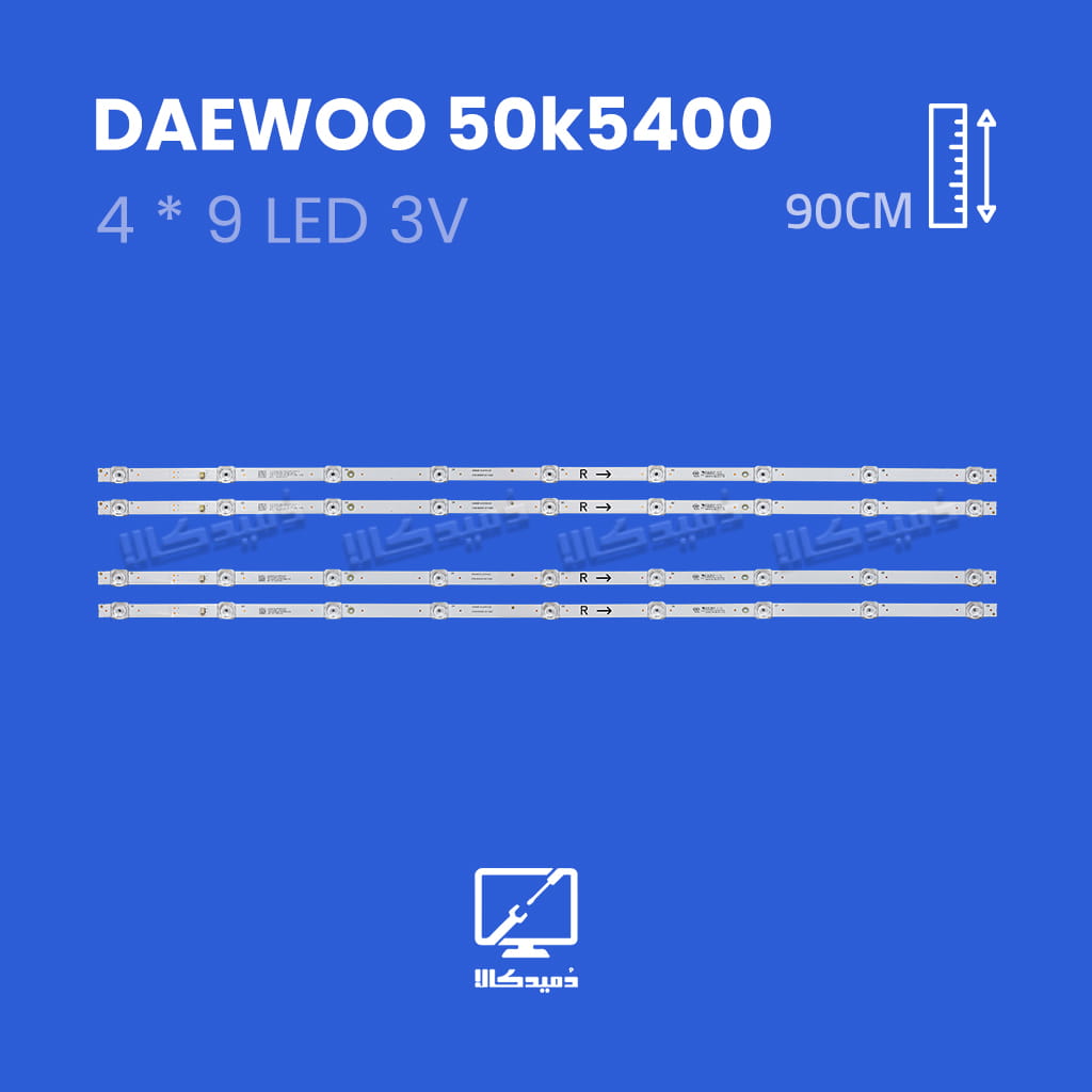 بک لایت تلویزیون دوو مدل 50K5400
