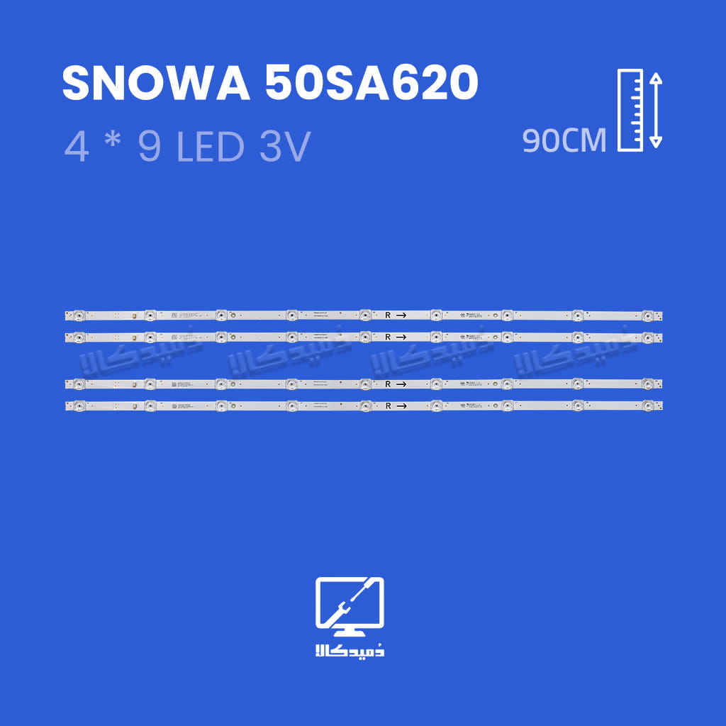 بک لایت تلویزیون اسنوا مدل 50SA620