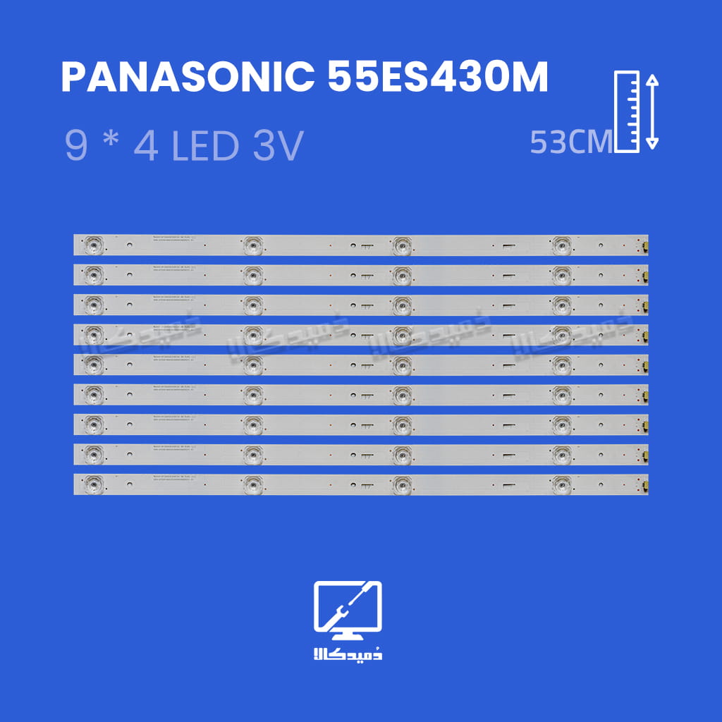 بک لایت تلویزیون پاناسونیک مدل 55ES430M