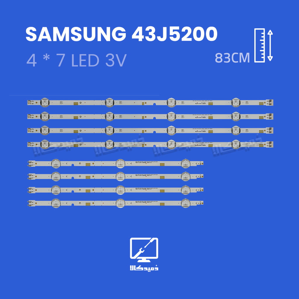 بک لایت تلویزیون سامسونگ مدل 43J5200