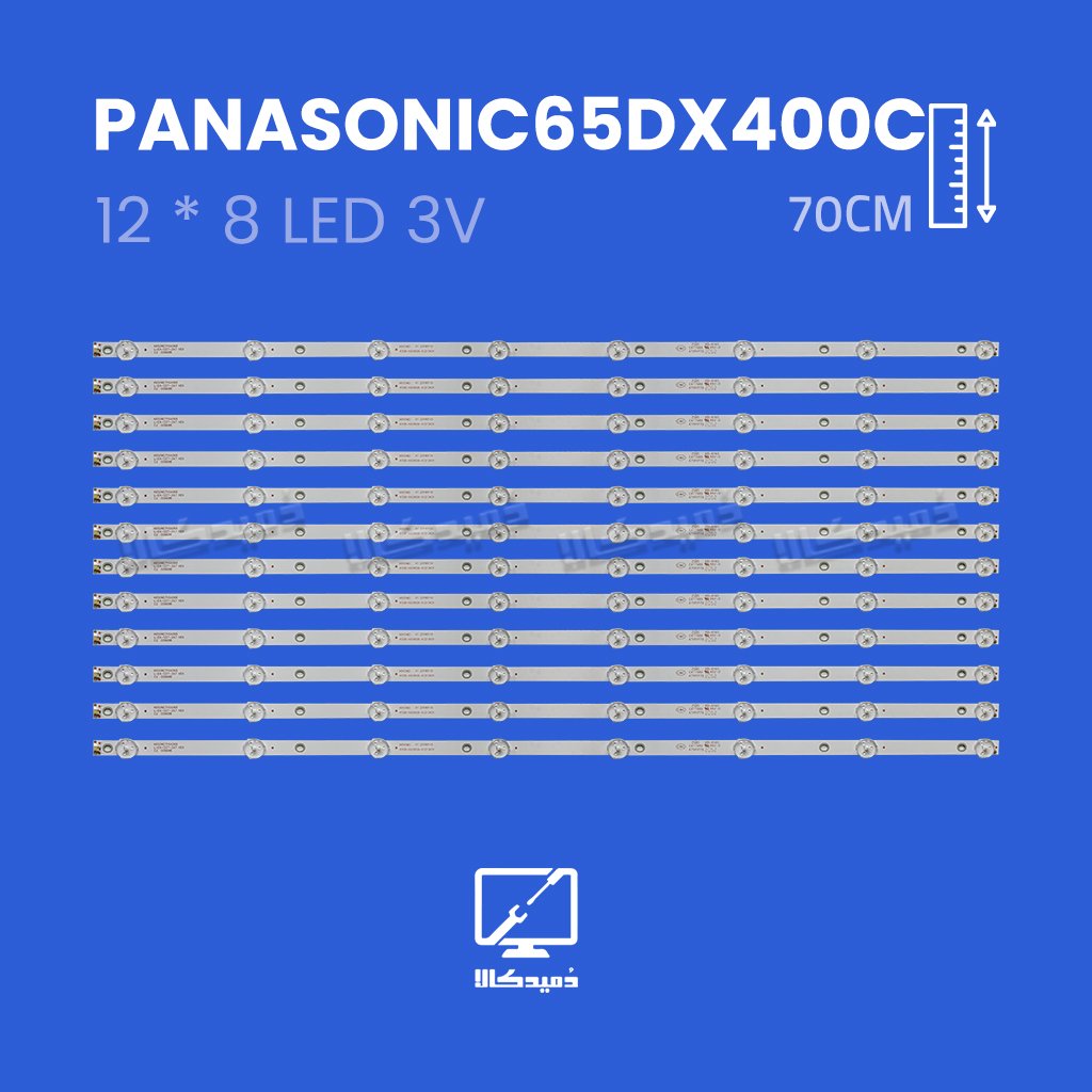 بک لایت تلویزیون پاناسونیک مدل TH-65DX400C