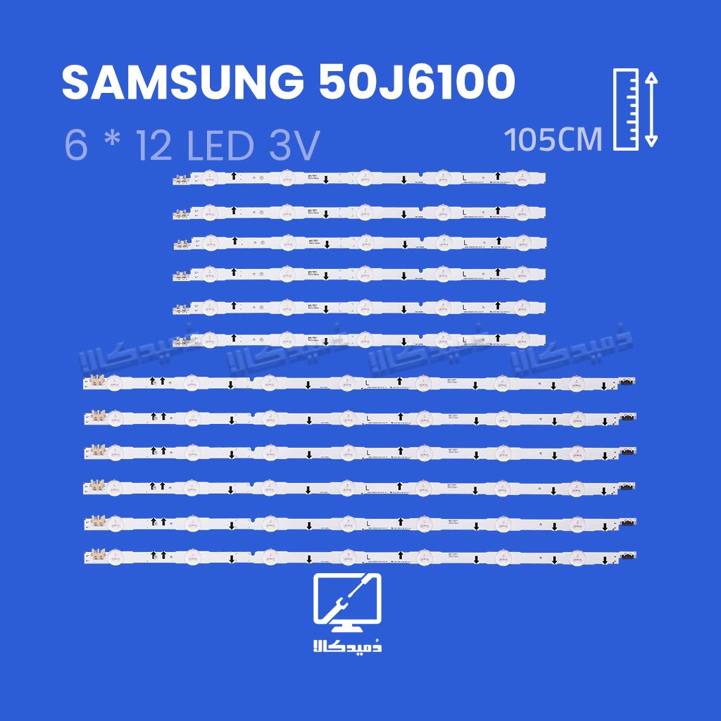 بک لایت  تلویزیون سامسونگ مدل 50J6100
