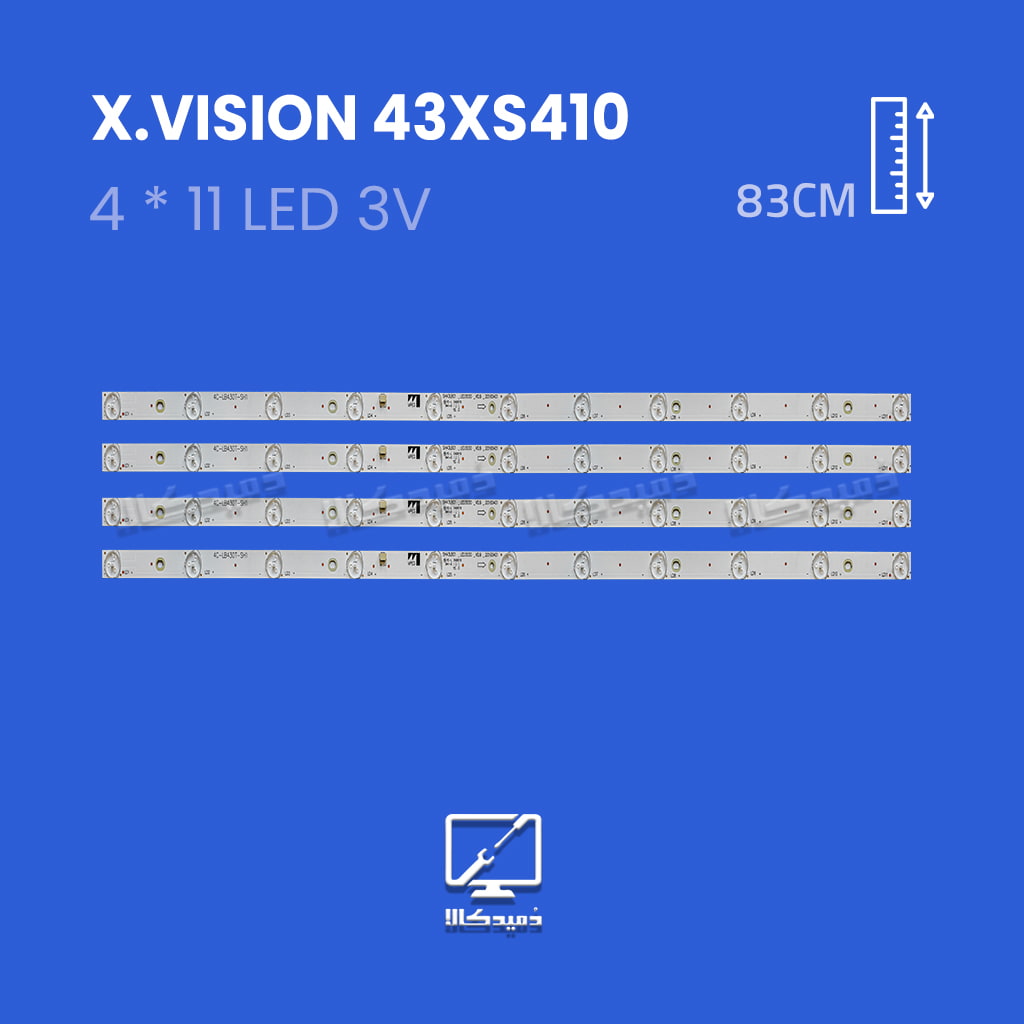 بکلایت تلویزیون ایکس ویژن مدل 43XS410
