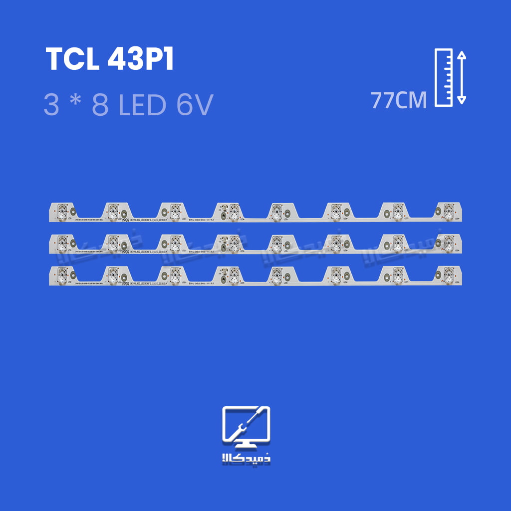 بکلایت تلویزیون تی سی ال 43P1