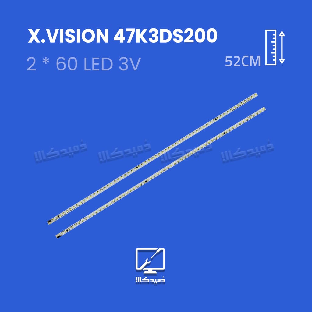 بکلایت تلویزیون ایکس ویژن 47K3DS200
