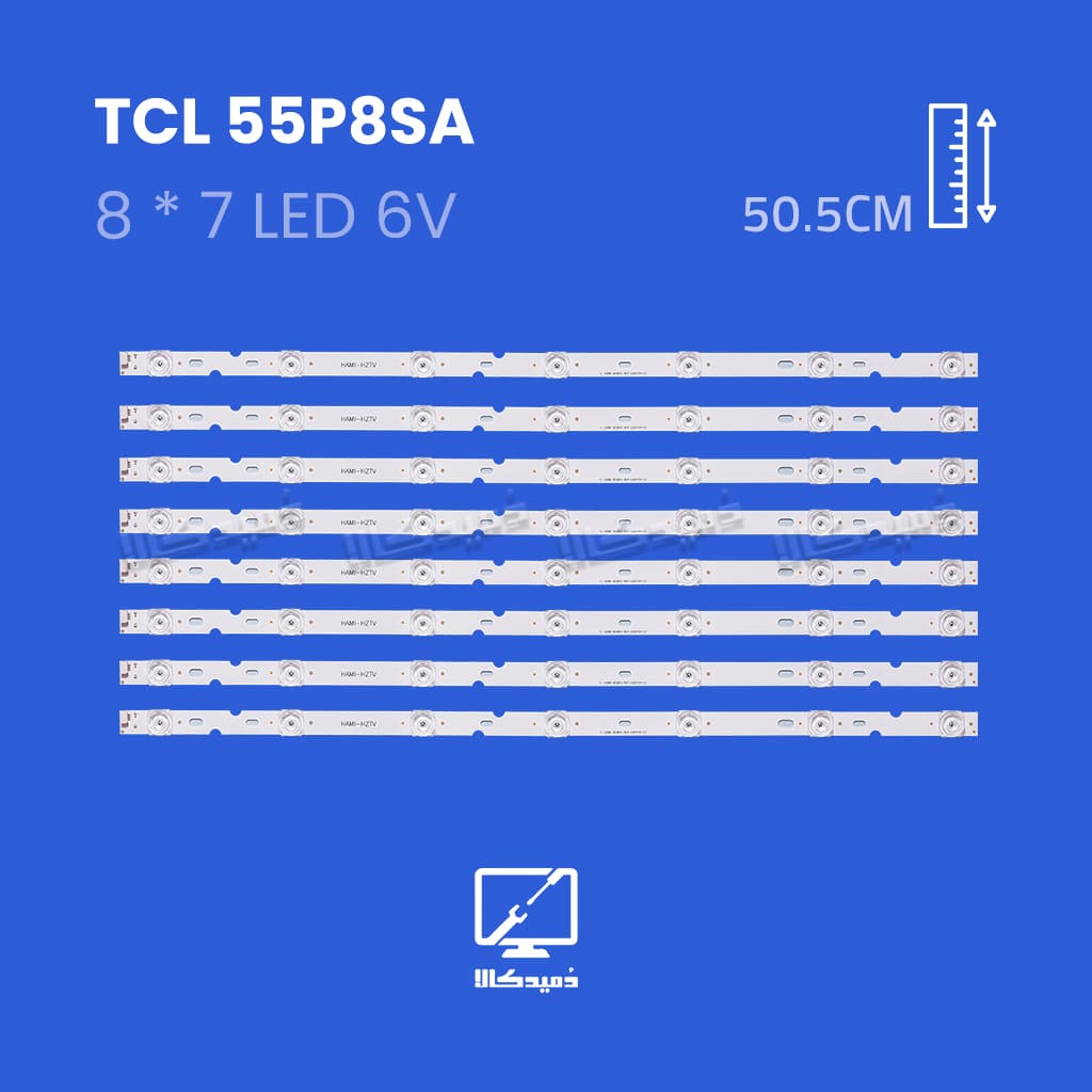بک لایت تلویزیون تی سی ال 55P8SA
