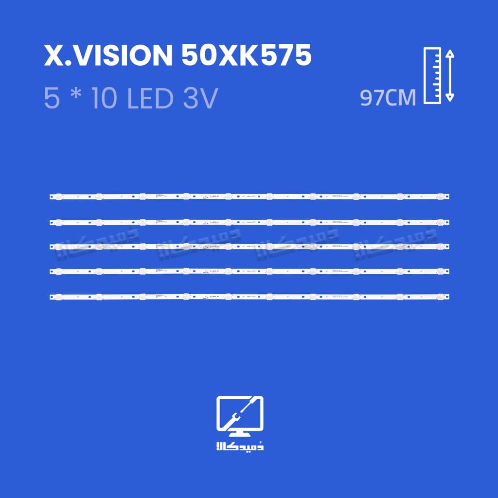 بک لایت تلویزیون ایکس ویژن  مدل 50XK575